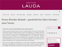 Tablet Screenshot of coiffeur-lauda.de